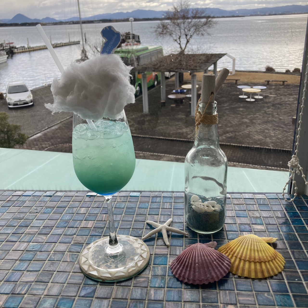 R cafe 琵琶湖サイダー