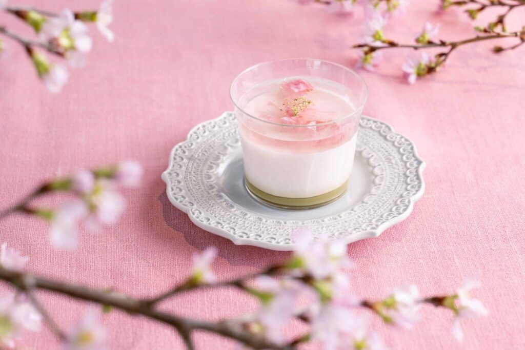 Gourmand Market KINOKUNIYA／B1階／「桜の花のミルクプリン」